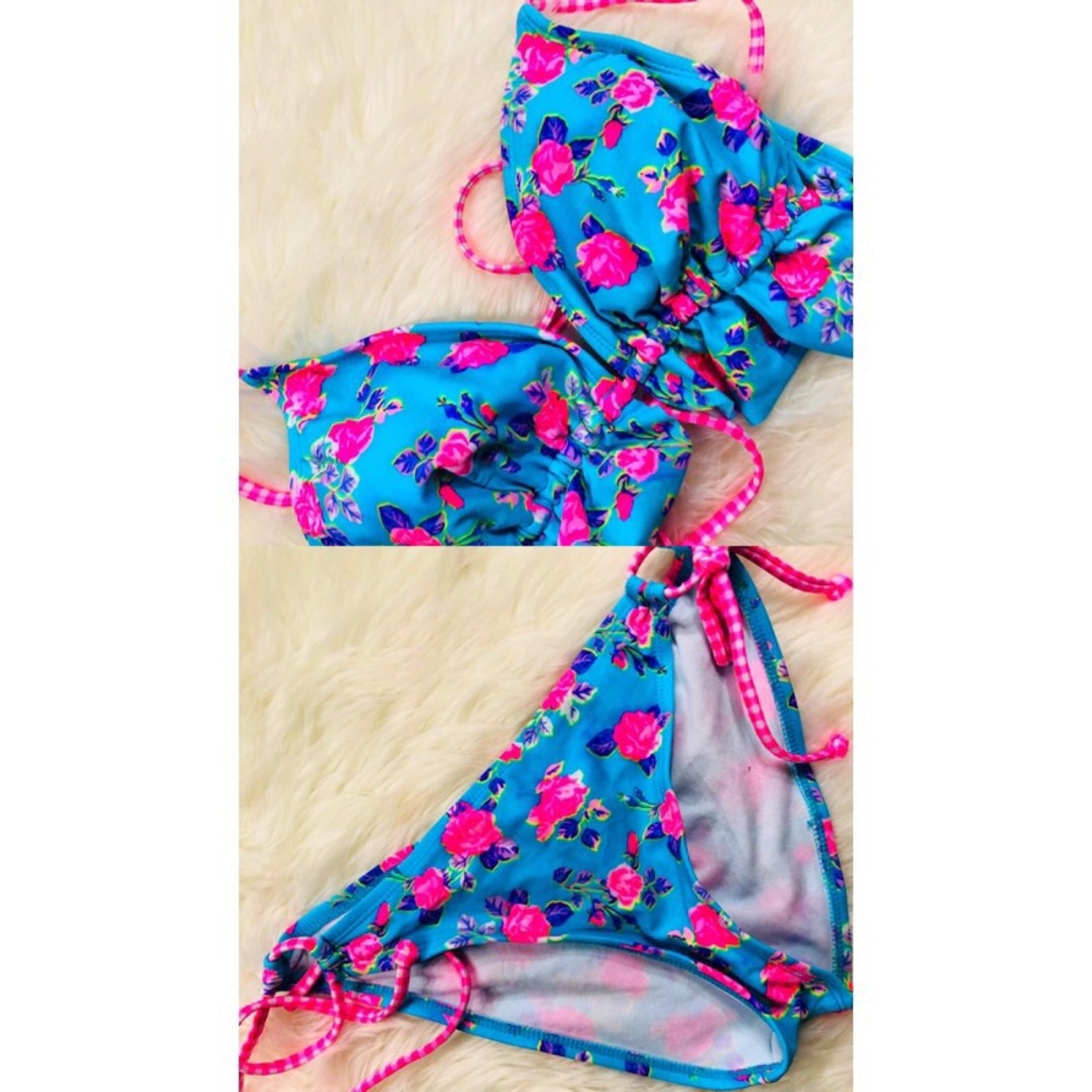 Joe Boxer Floral Stringy Bikini✨MEDIUM